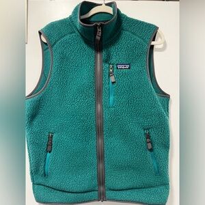 Patagonia Retro Pile Green Fleece Vest